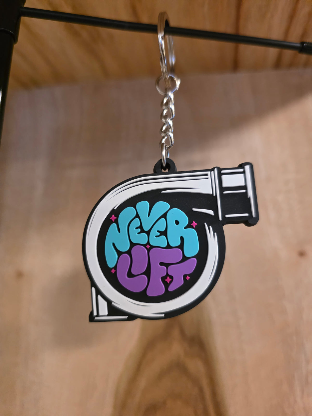 Turbo NeverLift PVC keychain