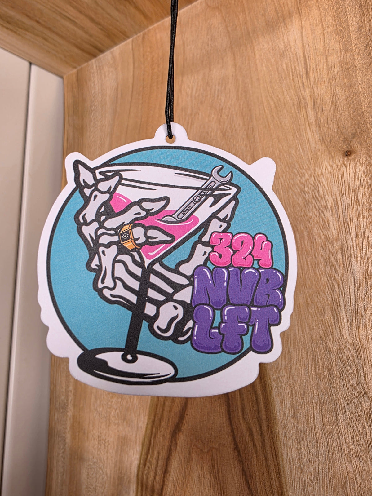 324NVRLFT Drinking Team Air Freshener