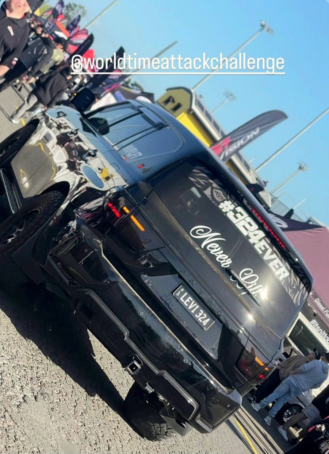 Never Lift Large Window Sticker