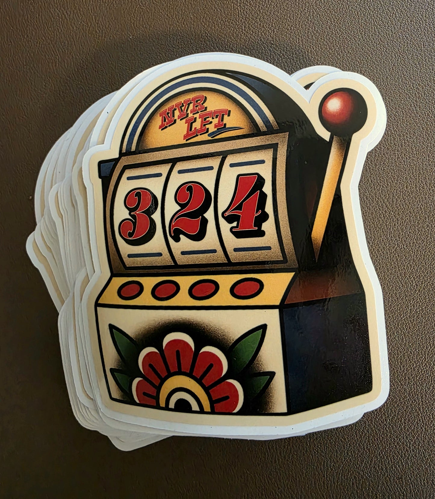 324 Spin to Win Sticker