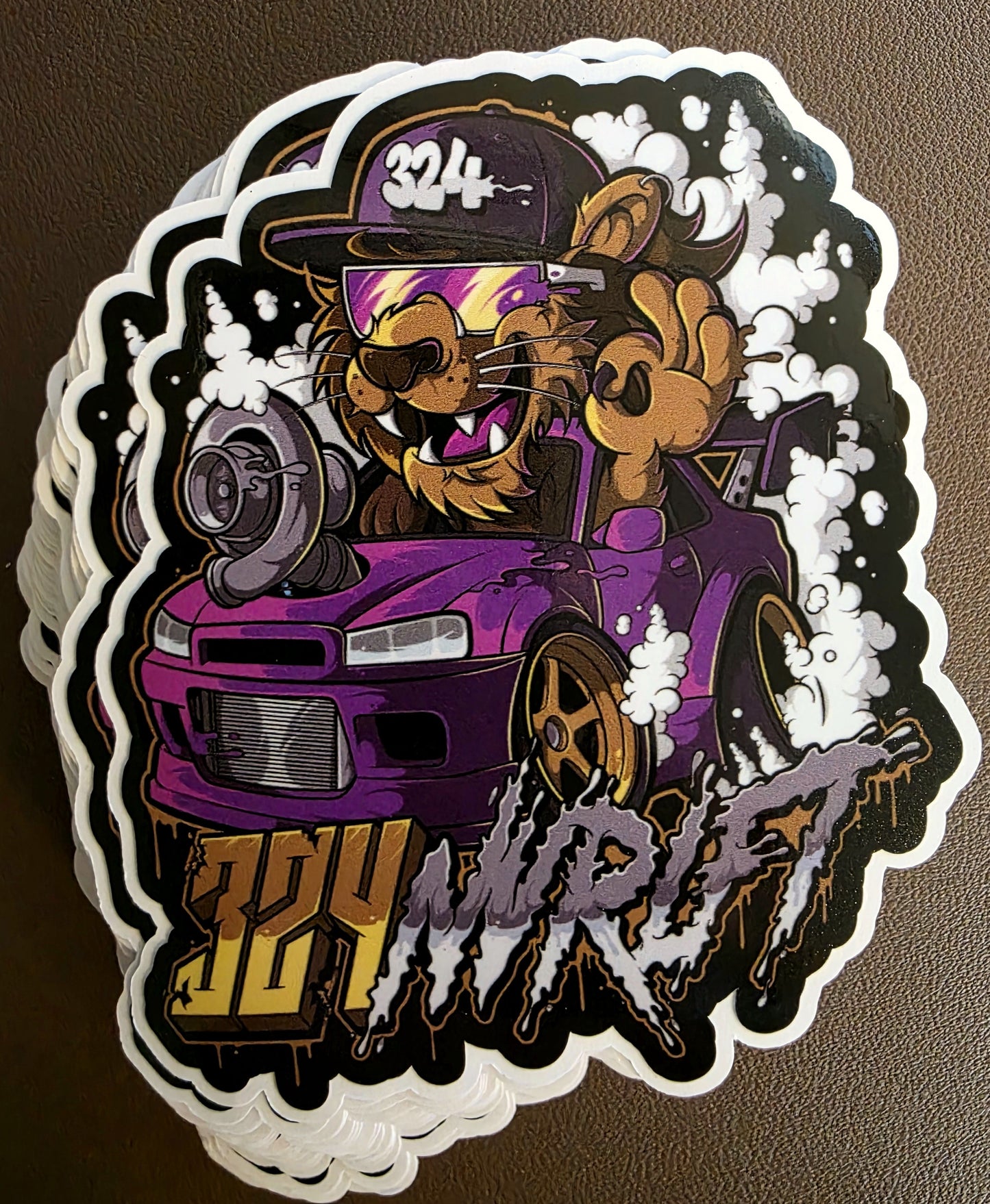 Turbo Lion Sticker