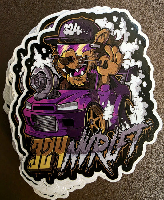 Turbo Lion Sticker