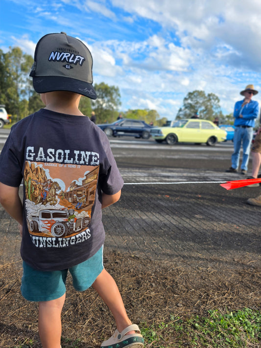 Western Heat - Kids Tee Charcoal
