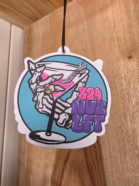 324NVRLFT Drinking Team Air Freshener