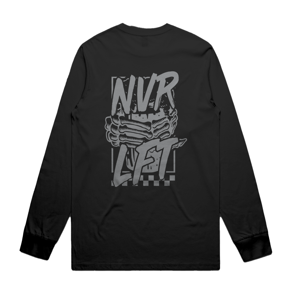 NVRLFT Drinking Team (Grey) Unisex Long Sleeve Tee