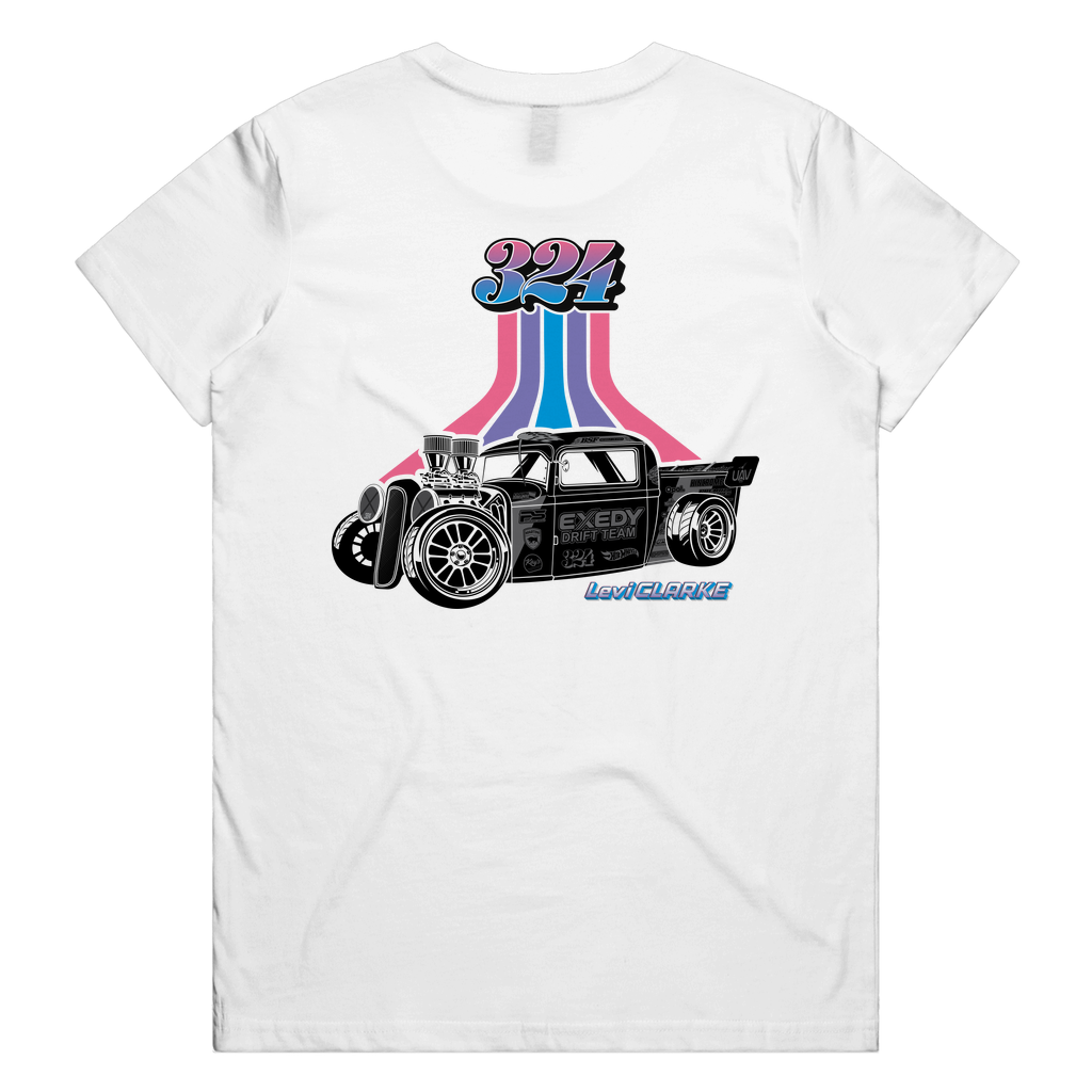 324 Retro (Purple) Womens Tee