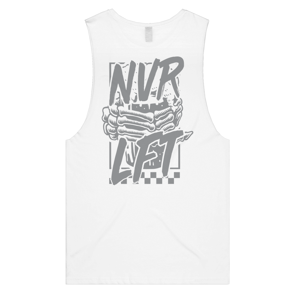 NVRLFT Drinking Team (Grey) Muscle Tee