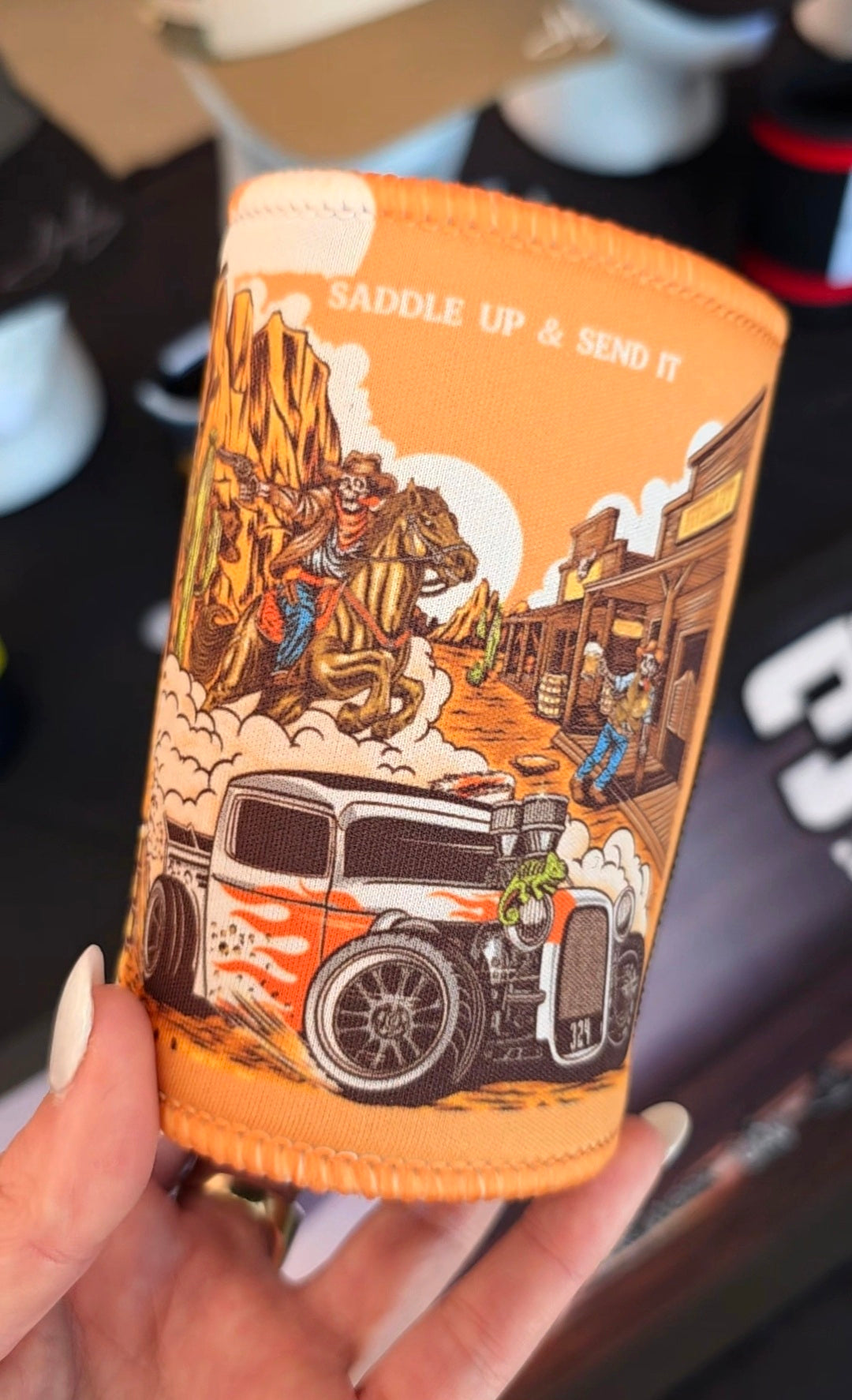 Western Heat Stubby Cooler