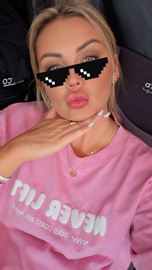 Pink Puff Oversize Heavy Tee