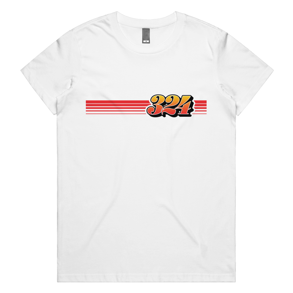 324 Retro (Red) Womens Tee