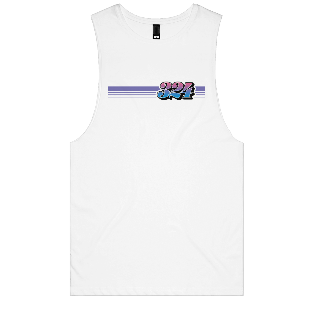 324 Retro (Purple) Muscle Tee